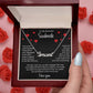 Valentine Name Necklace To My Soulmate - I Love You