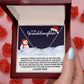 Personalized Name Necklace For My Grandddaugher - Snowman Christmas