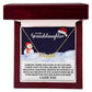Personalized Name Necklace For My Grandddaugher - Snowman Christmas