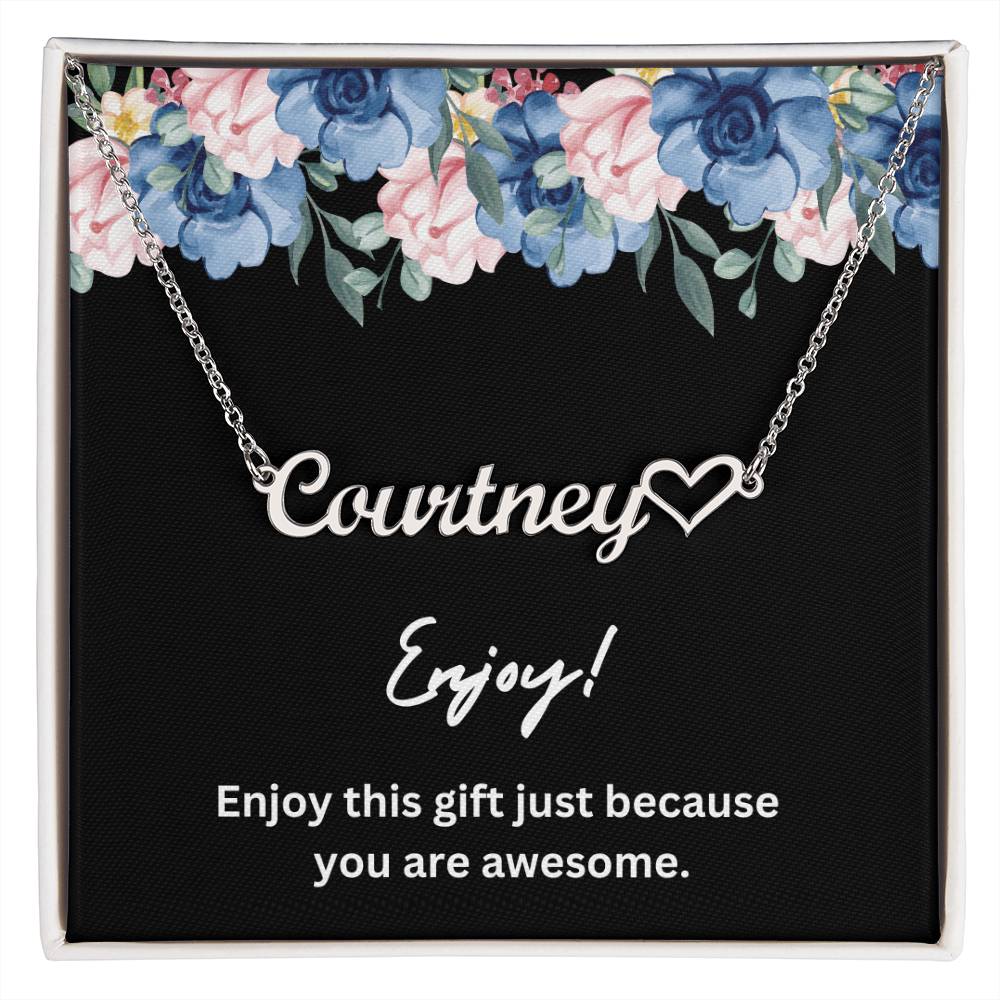 Enjoy - Name Necklace