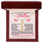 Personalized Valentine Vertical  Name Necklace For My Soulmate