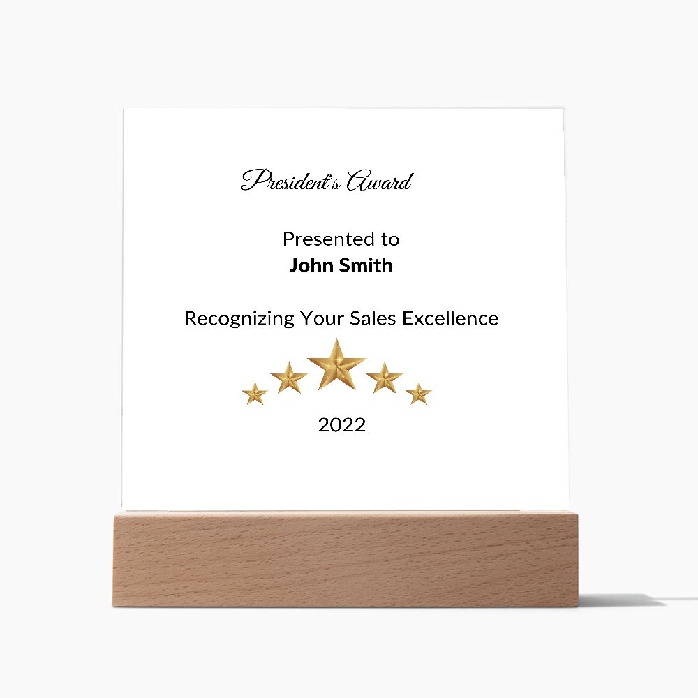 Corporate Award Plaque