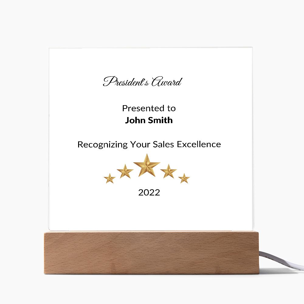 Corporate Award Plaque