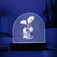 Calla Lilys in a Jar Flowers In A Jar Forever Bouquet Domed Acrylic Plaque & Night Light
