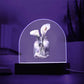 Calla Lilys in a Jar Flowers In A Jar Forever Bouquet Domed Acrylic Plaque & Night Light