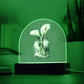 Calla Lilys in a Jar Flowers In A Jar Forever Bouquet Domed Acrylic Plaque & Night Light