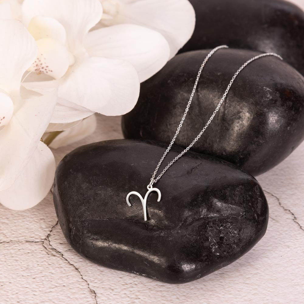 Zodiac Symbol Necklace - Aries