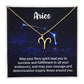 Zodiac Symbol Necklace - Aries