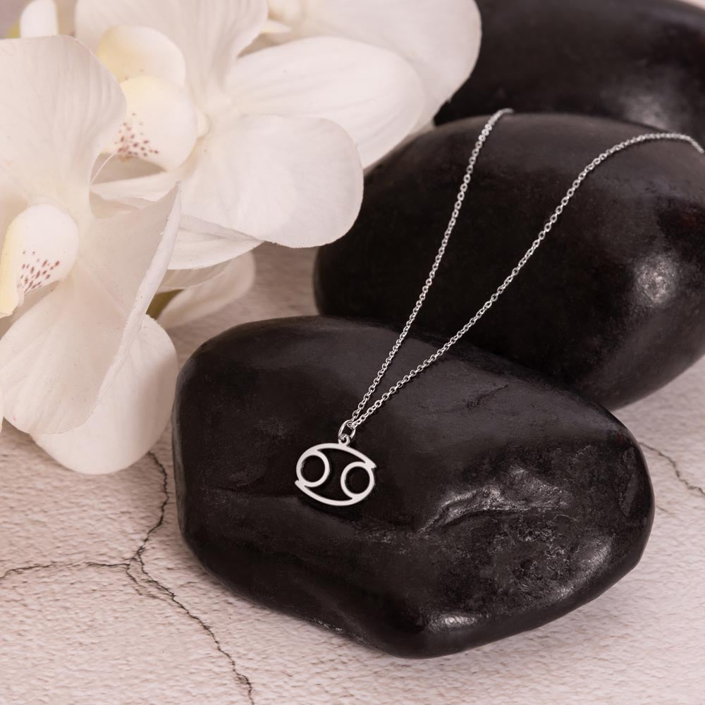 Zodiac Symbol Necklace - Cancer