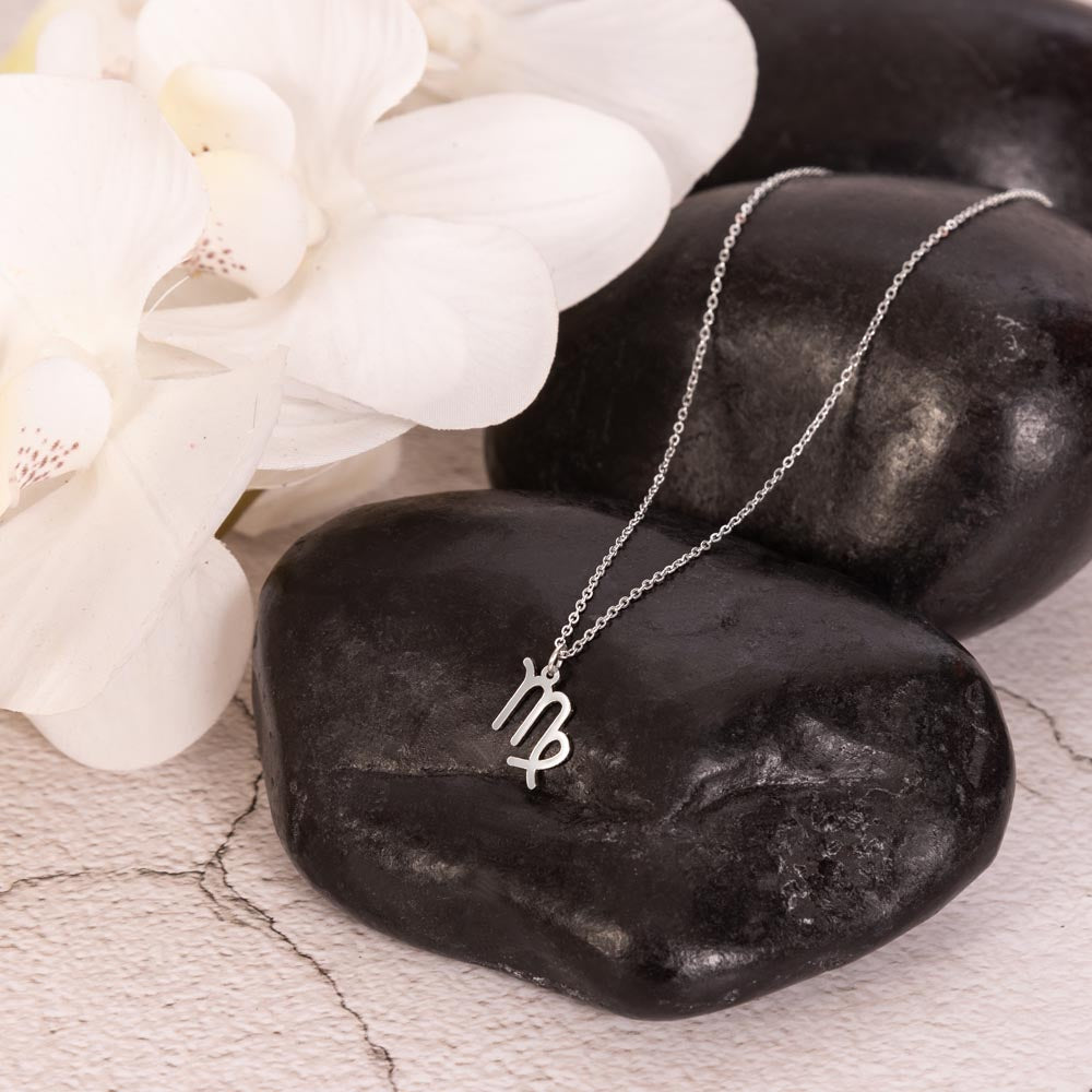 Zodiac Symbol Necklace - Virgo