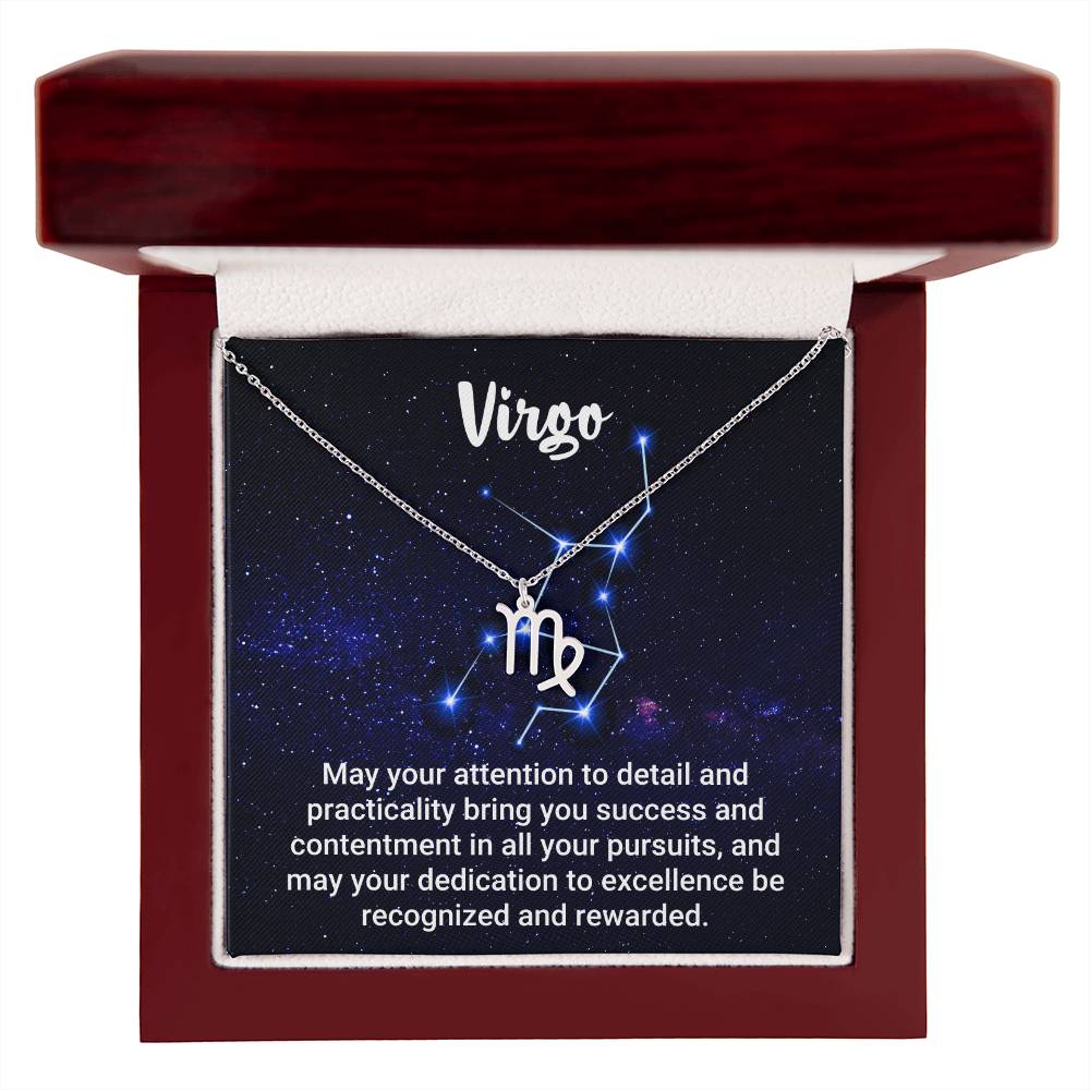 Zodiac Symbol Necklace - Virgo