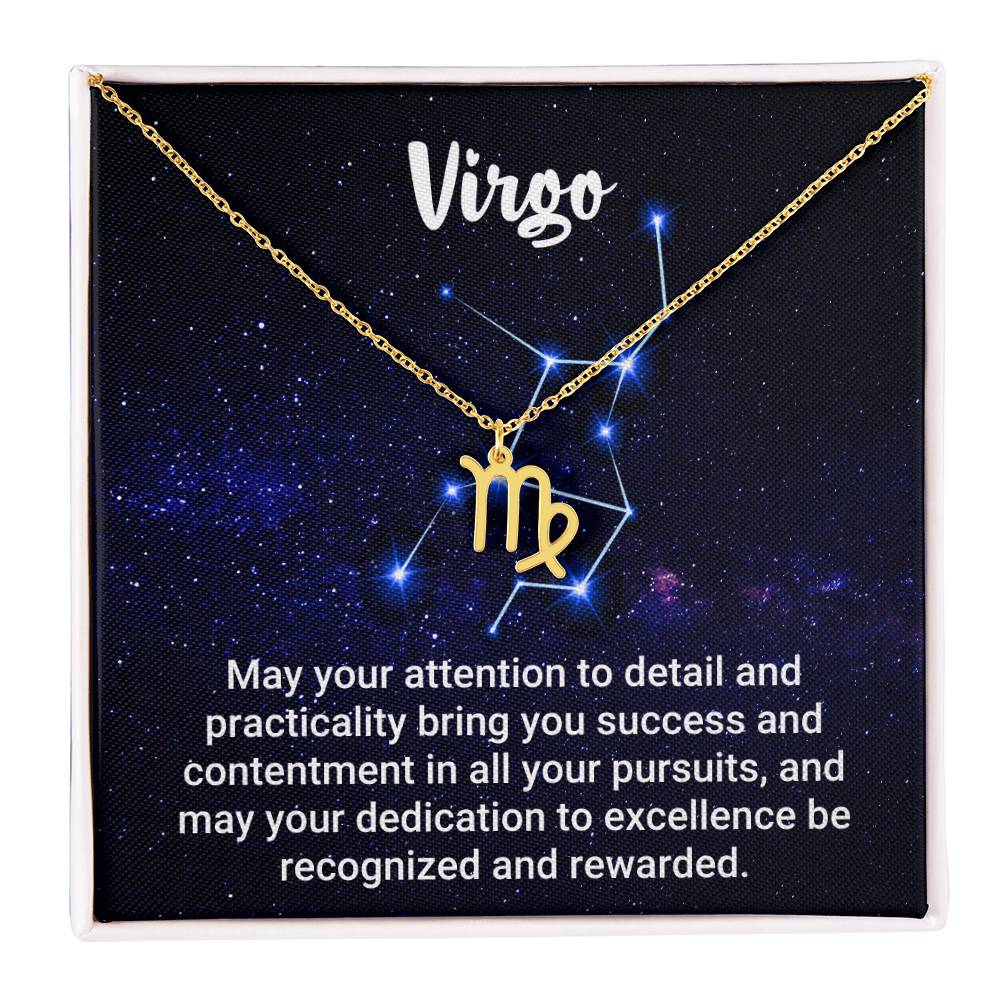 Zodiac Symbol Necklace - Virgo