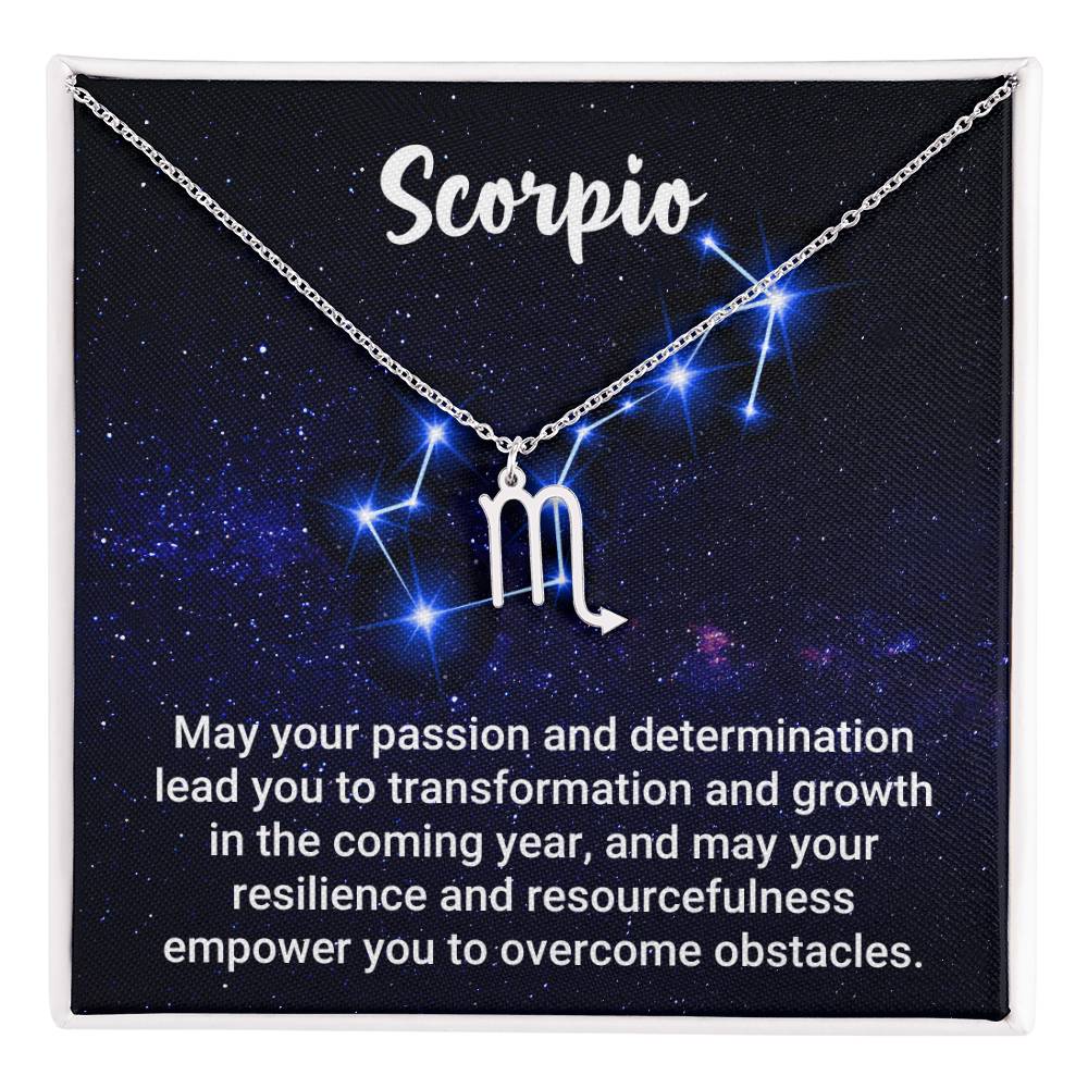 Zodiac Symbol Necklace - Scorpio