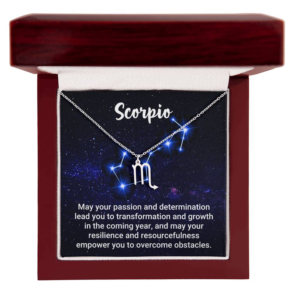 Zodiac Symbol Necklace - Scorpio