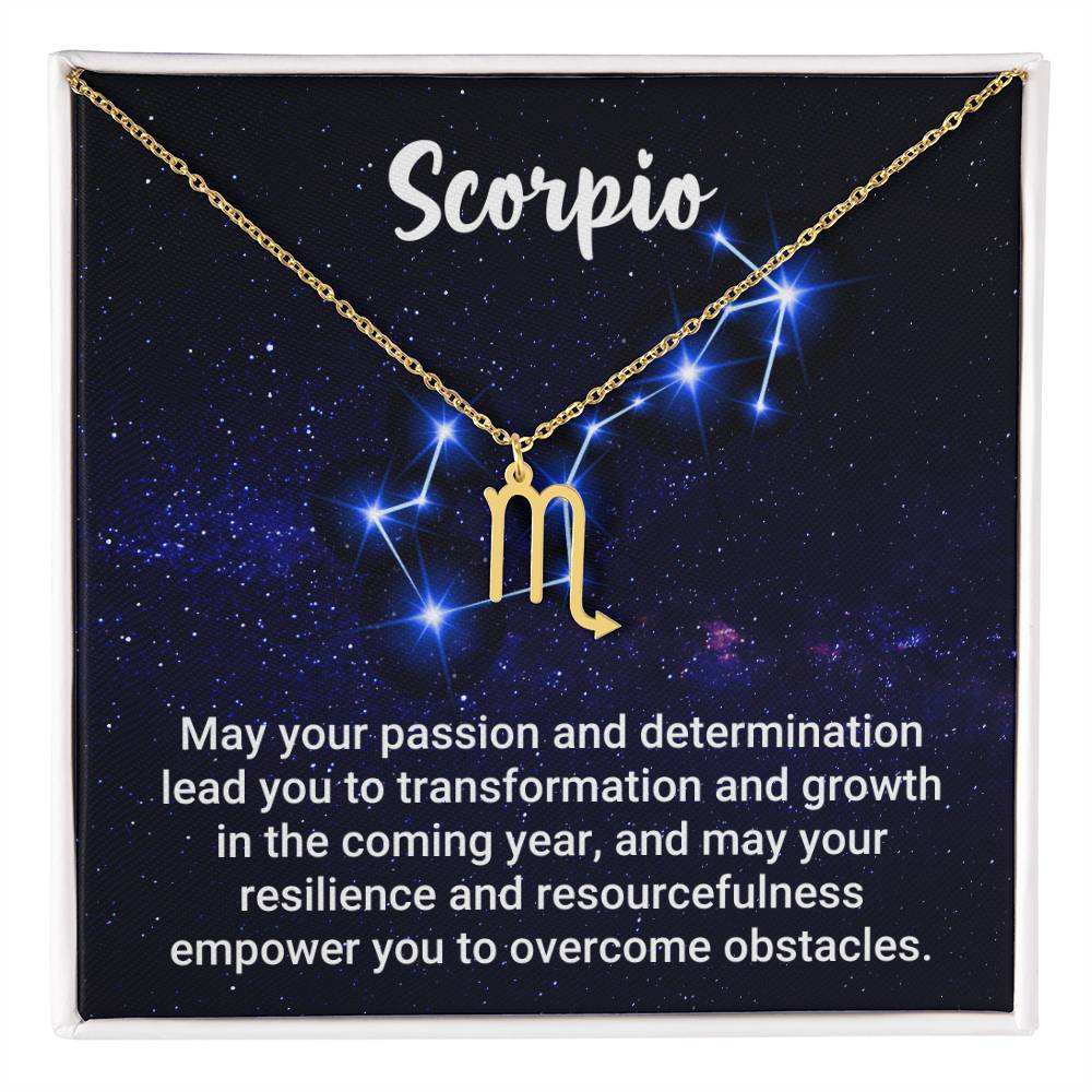 Zodiac Symbol Necklace - Scorpio