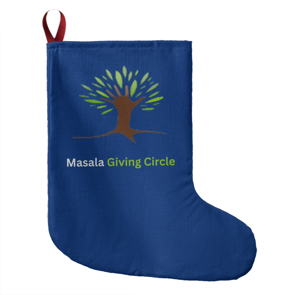 Masala Giving Circle Giant Christmas Stocking Sample