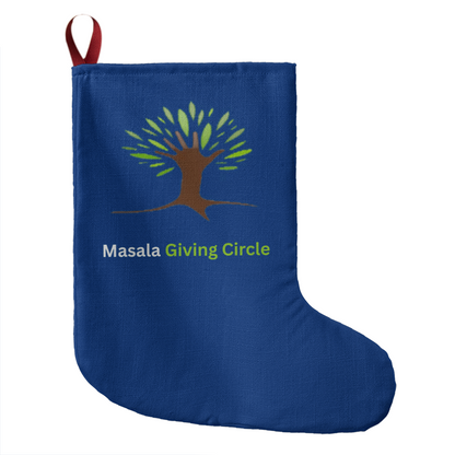 Masala Giving Circle Giant Christmas Stocking Sample