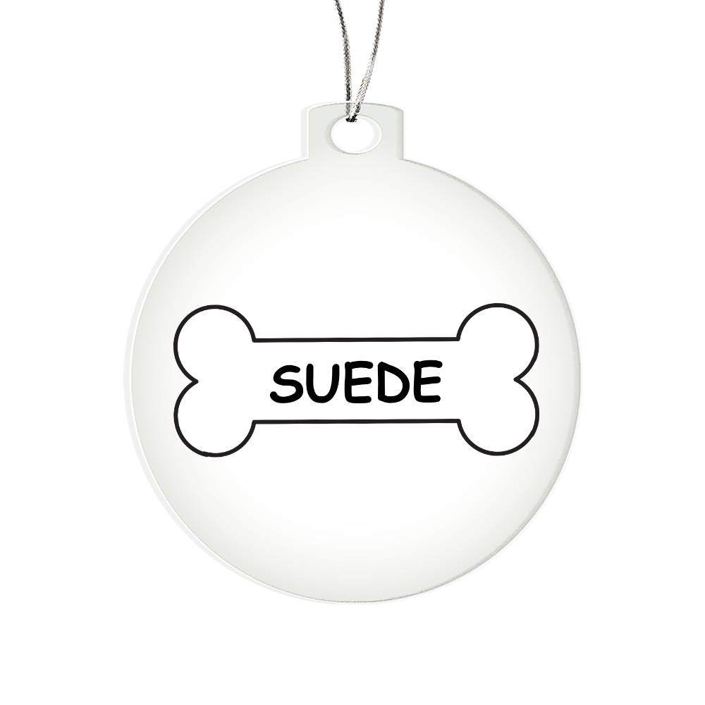 Personalized Dog Bone Ornament