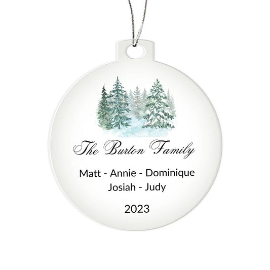 The Burton Family Ornament 2023