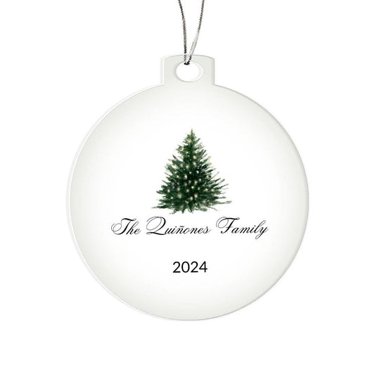 Personalized Family Christmas Tree - 2024