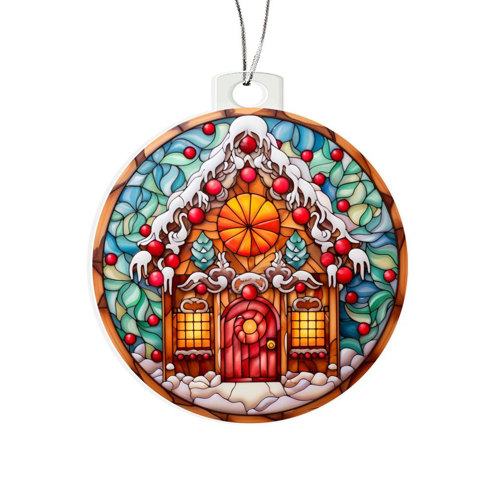 Berry House Christmas Ornament - Vintage-Inspired