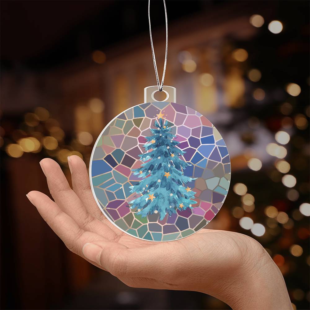 Stained Glass Window Christmas Ornament