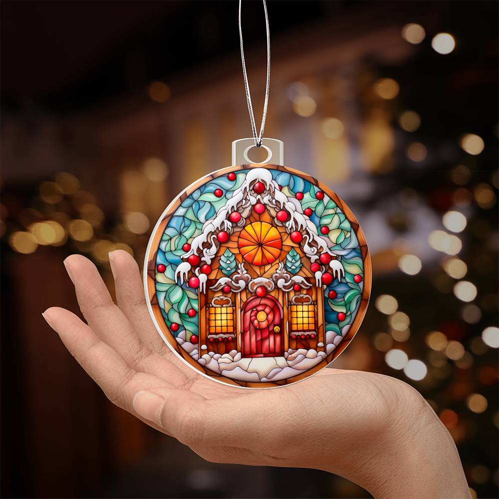 Berry House Christmas Ornament - Vintage-Inspired