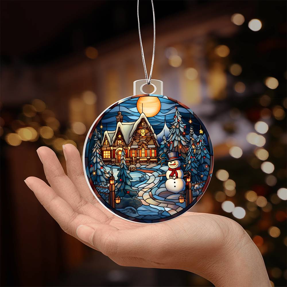 Full Moon Home Christmas Ornament - Vintage-Inspired