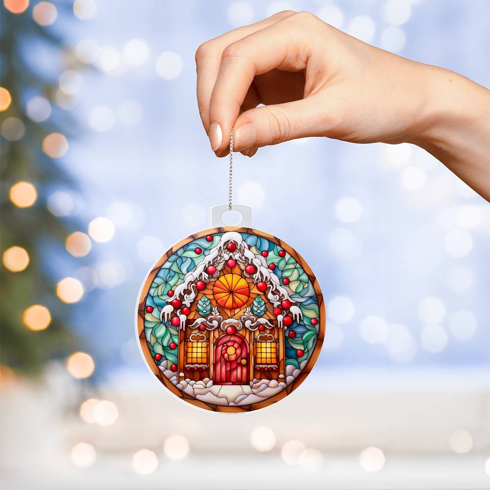 Berry House Christmas Ornament - Vintage-Inspired