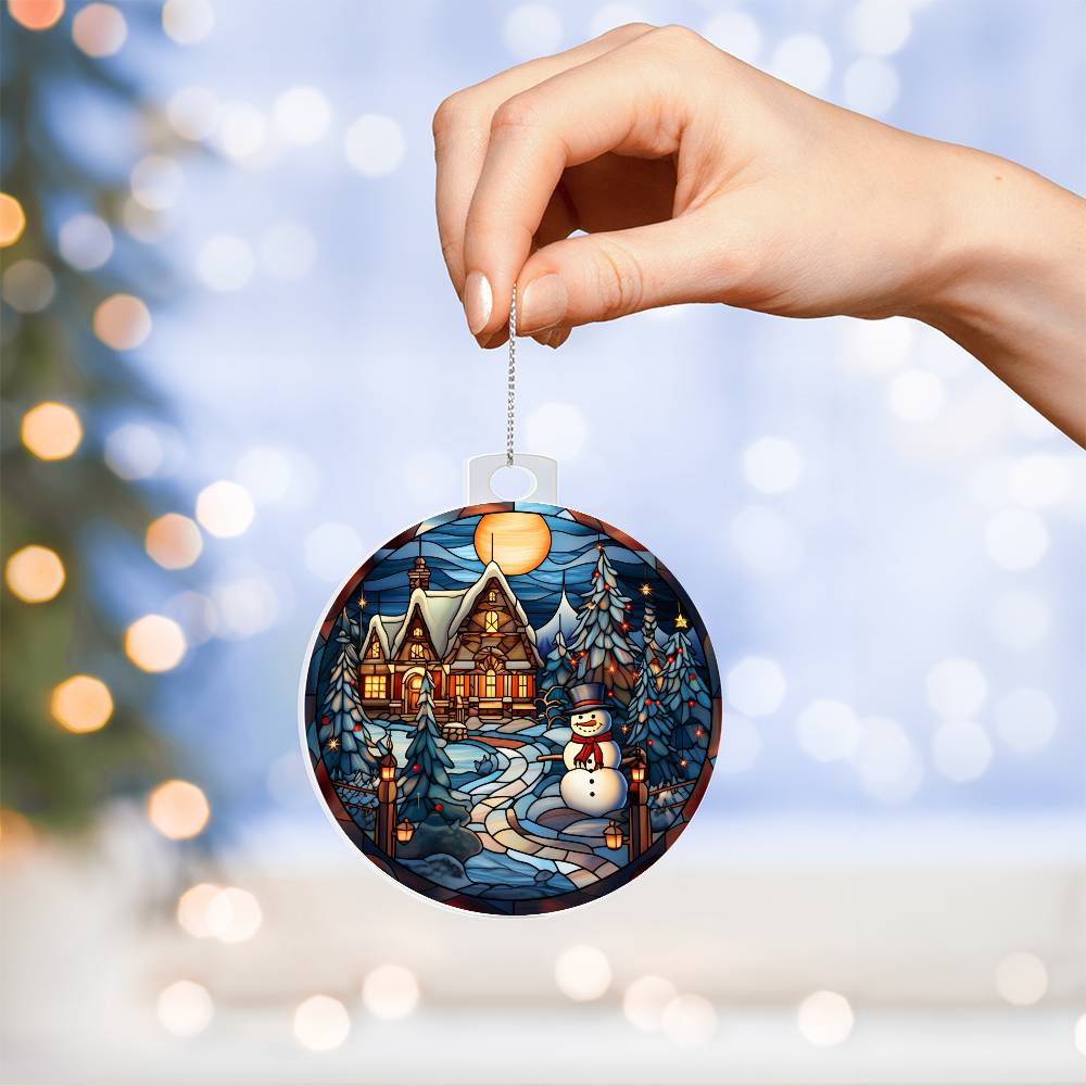 Full Moon Home Christmas Ornament - Vintage-Inspired