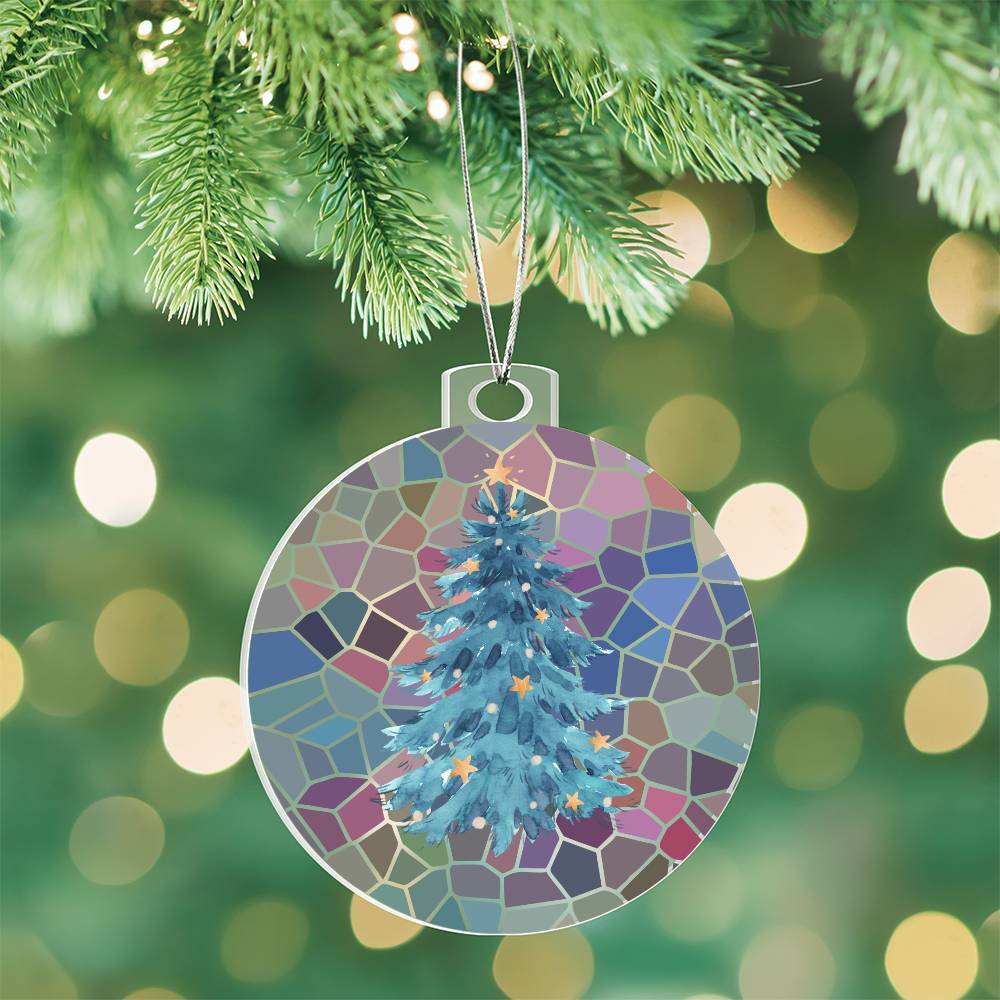 Stained Glass Window Christmas Ornament