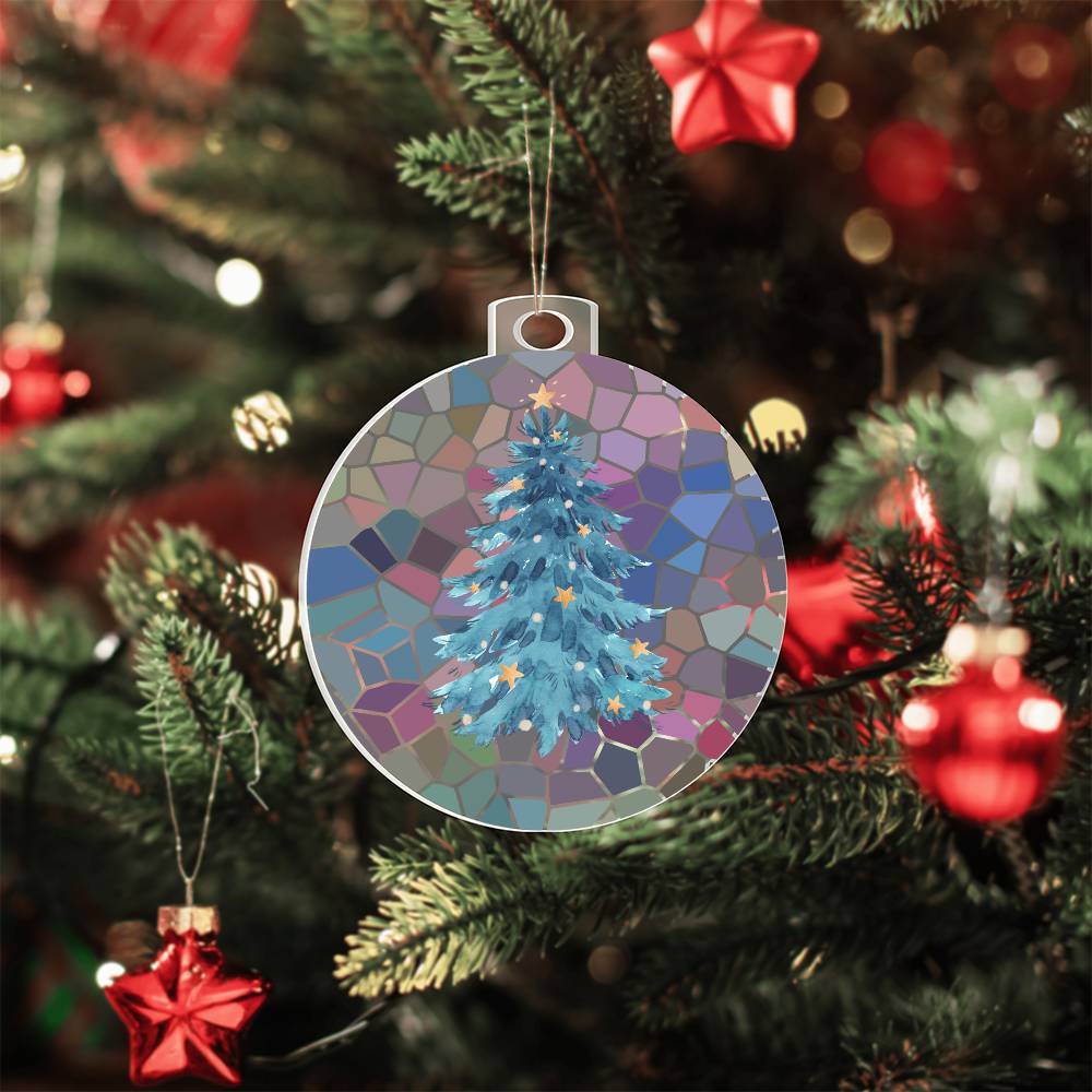 Stained Glass Window Christmas Ornament