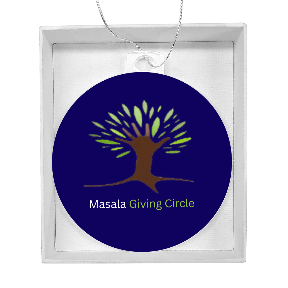 Masala Giving Circle Acylic Ornament Sample