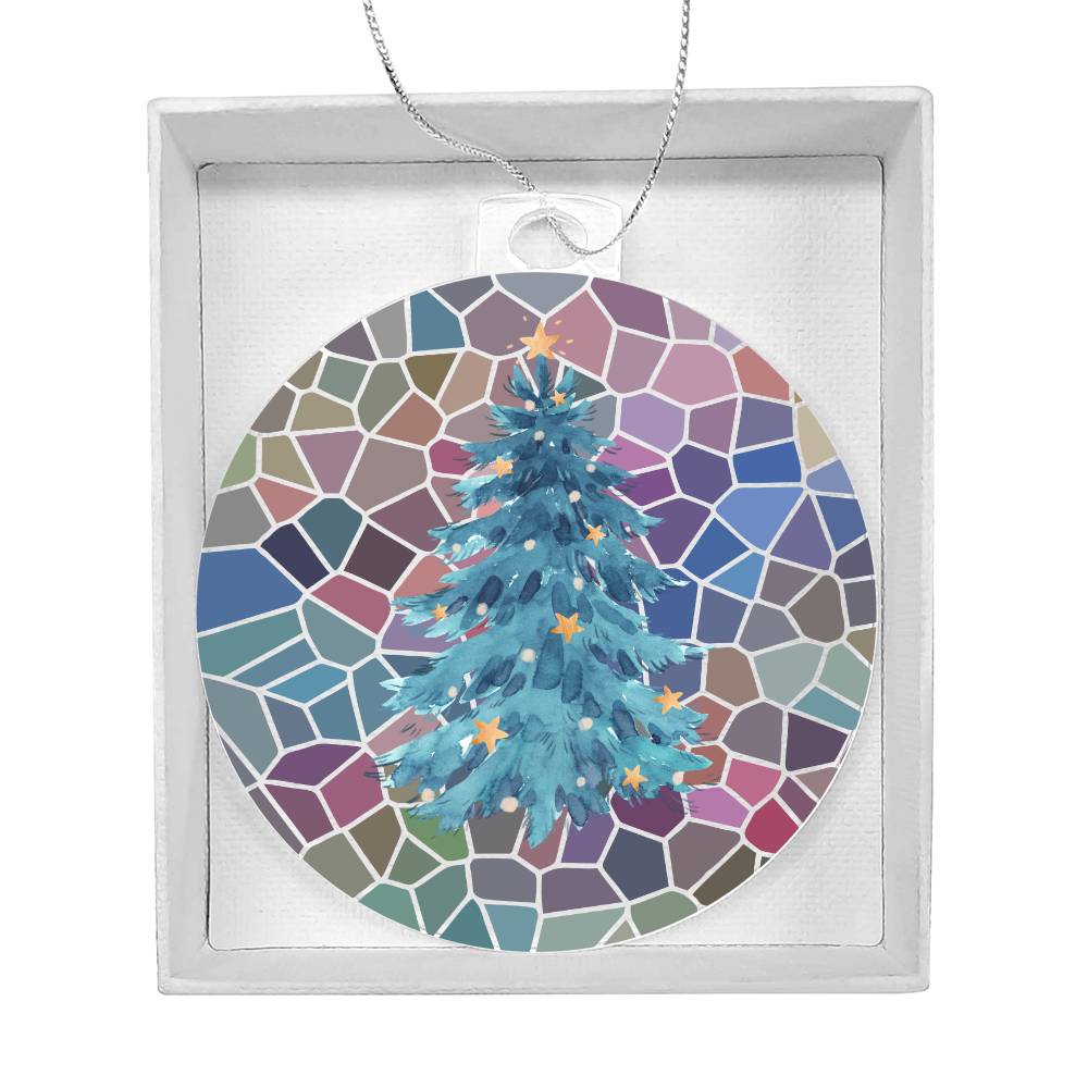 Stained Glass Window Christmas Ornament