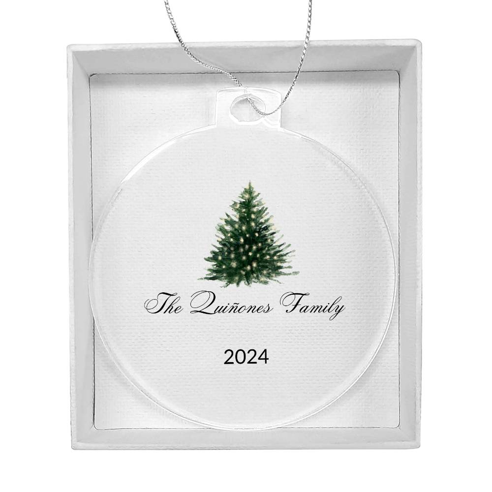 Personalized Family Christmas Tree - 2024