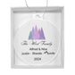 2024 Keepsake Personalized Family Name - Purple Trees Ornament