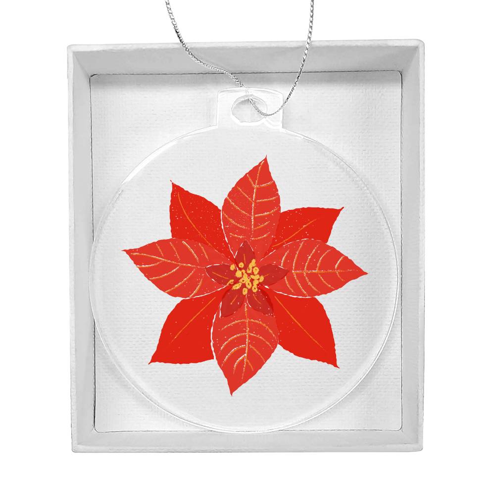 Poinsettia Ornament