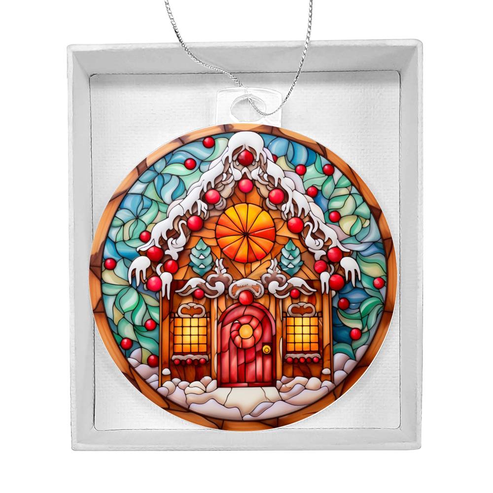 Berry House Christmas Ornament - Vintage-Inspired