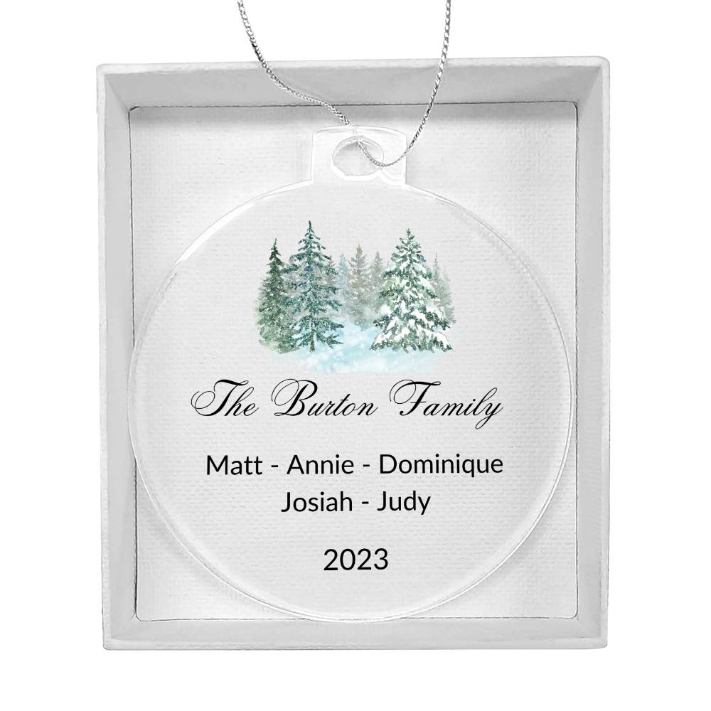 The Burton Family Ornament 2023