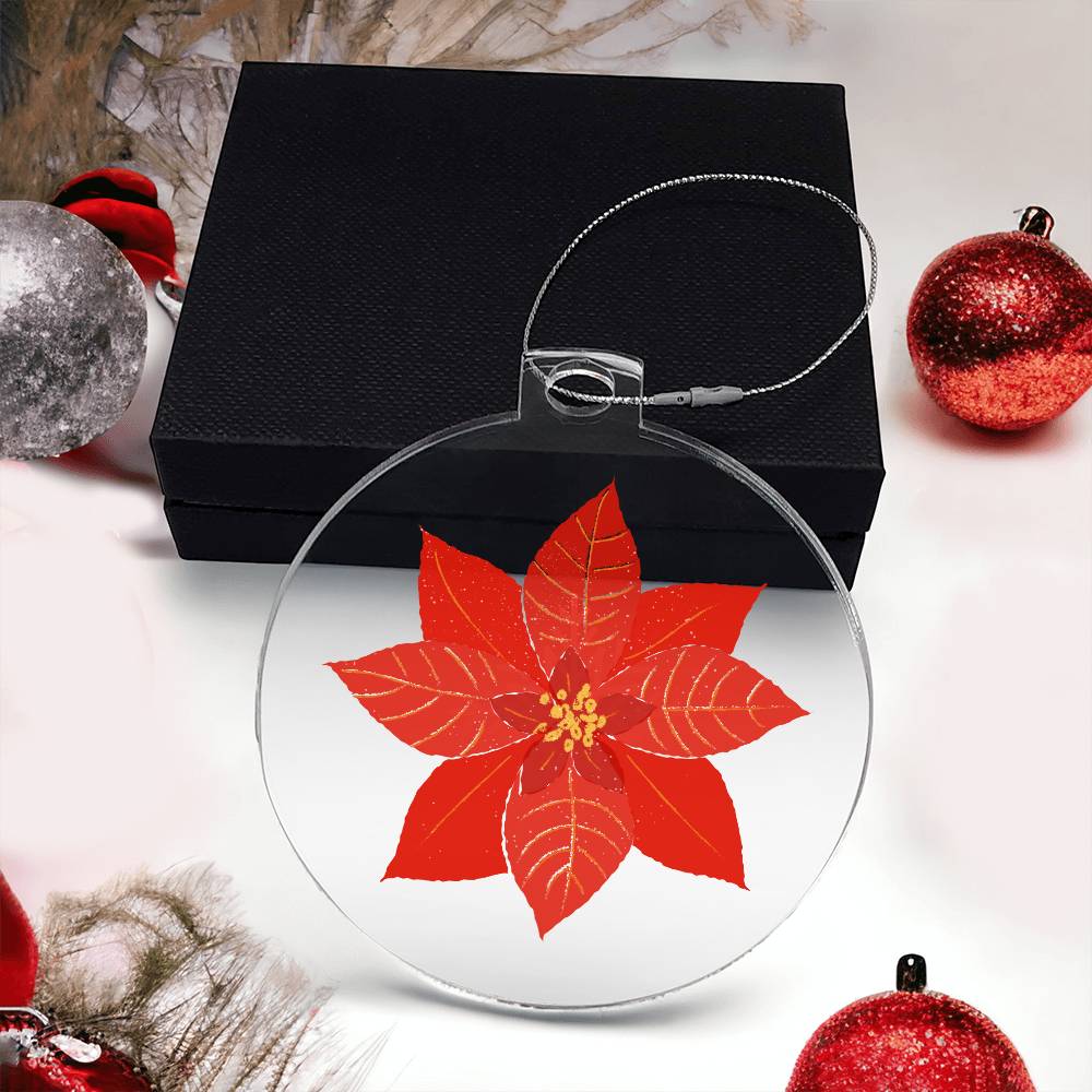 Poinsettia Ornament