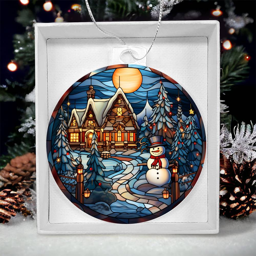 Full Moon Home Christmas Ornament - Vintage-Inspired