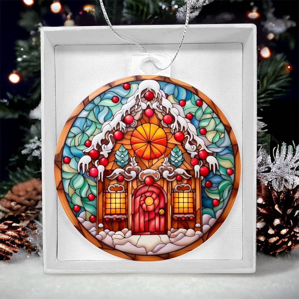 Berry House Christmas Ornament - Vintage-Inspired