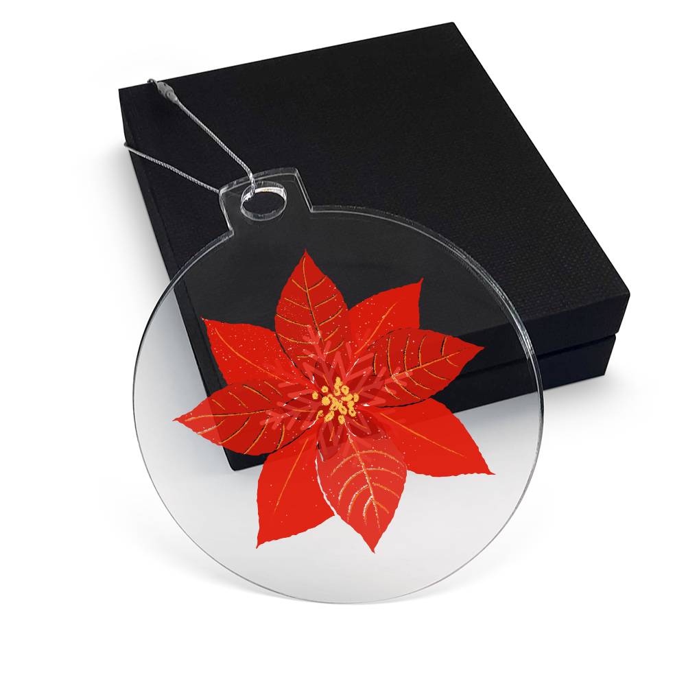 Poinsettia Ornament