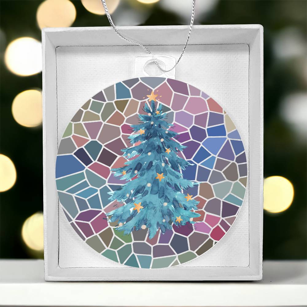 Stained Glass Window Christmas Ornament