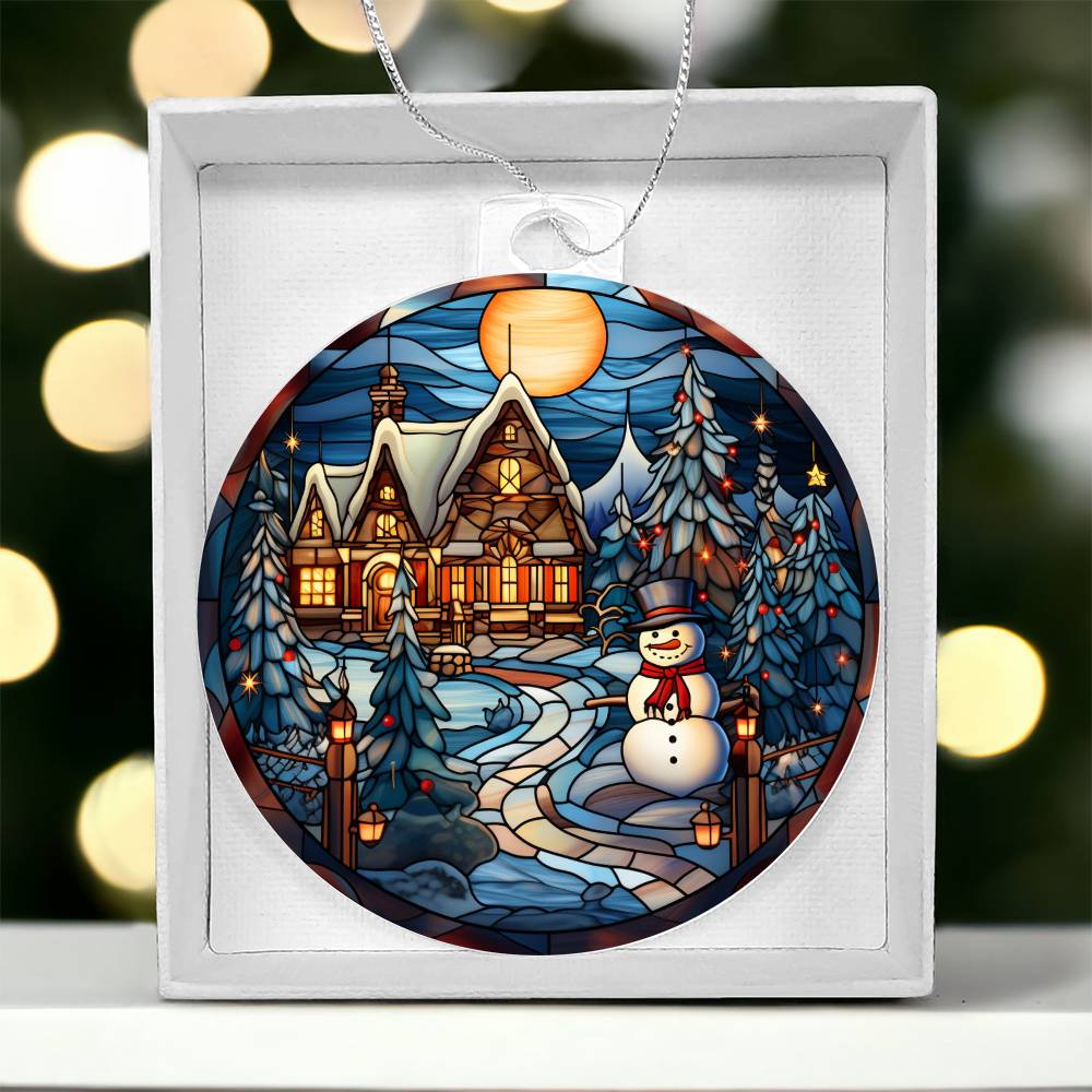 Full Moon Home Christmas Ornament - Vintage-Inspired