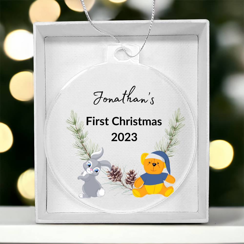 Baby's First Christmas Acrylic Ornament