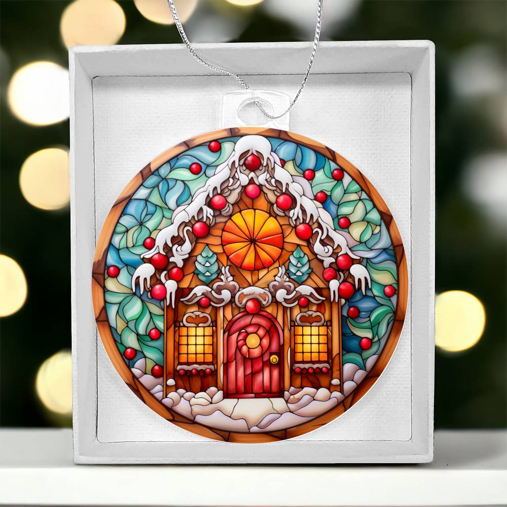 Berry House Christmas Ornament - Vintage-Inspired