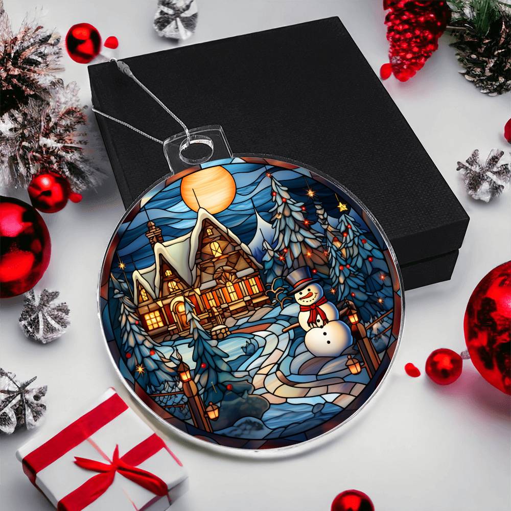 Full Moon Home Christmas Ornament - Vintage-Inspired