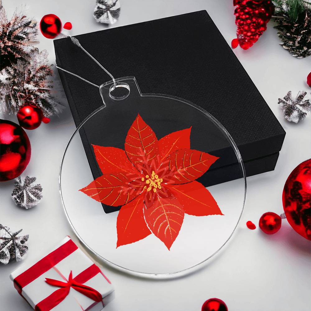 Poinsettia Ornament