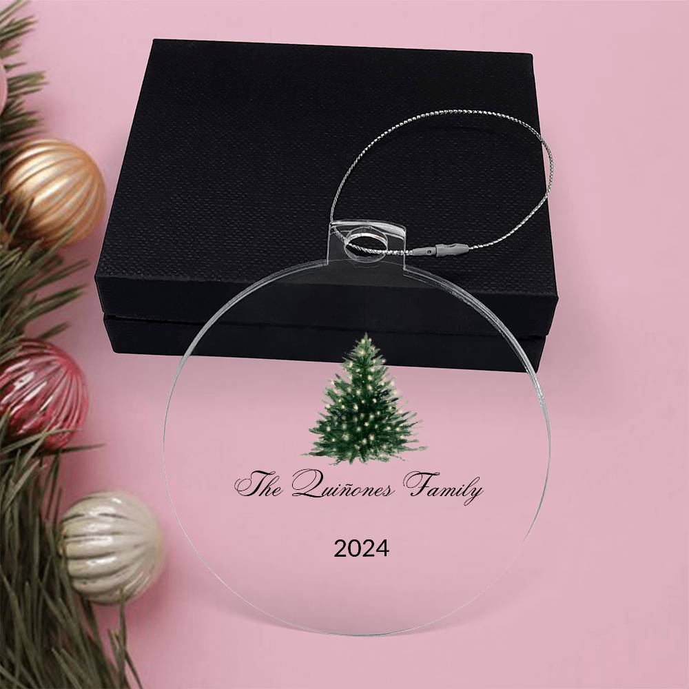 Personalized Family Christmas Tree - 2024